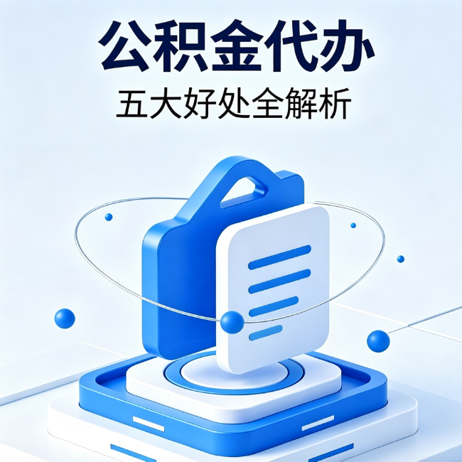 甘南公积金代办到底值不值？这5大好处让你少走弯路